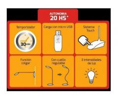 LAMPARA LED CUELLO REGULABLE 500 LUX PROBATTERY.-